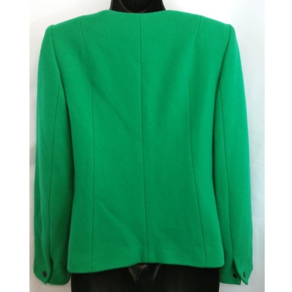 SANDRO Emerald Green Wool Blend Blazer Jacket 38 - Picture 6 of 6